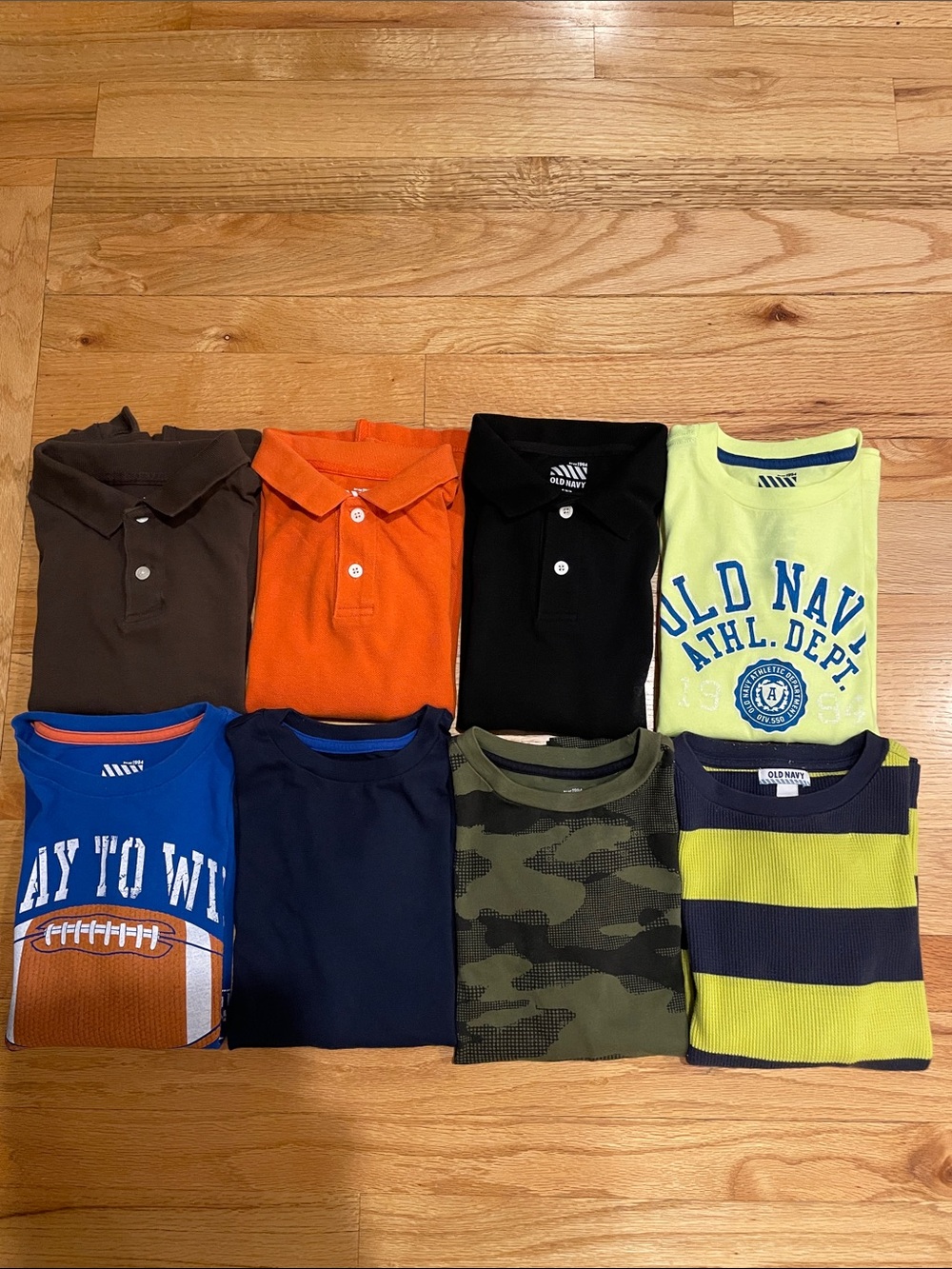 Lot of 8 Old Navy Boys Long Sleeves-Size 6-7